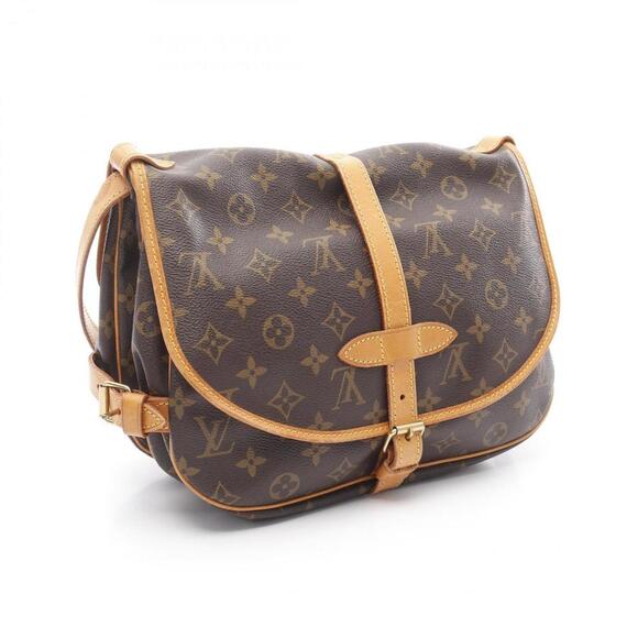 LOUIS VUITTON Brown Monogram Leather Shoulder Bag - Picture 2 of 10